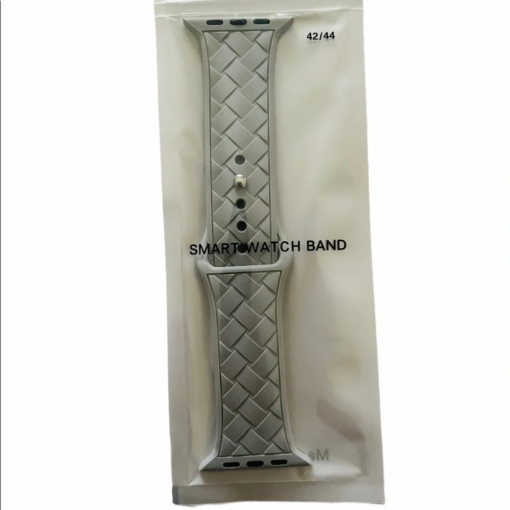 Apple Watch 42mm 44mm Soft Silicone Weave Band